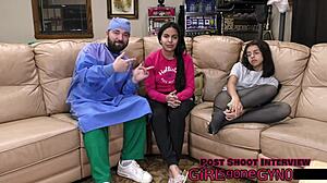 Alix Avery's stimulating exam behind the scenes with roleplay and toys 😏