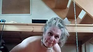 Female slave humiliated in master's office 😏