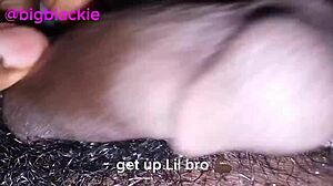 Bigblackie Shows Off His Massive Black Cock In Horny Update Three