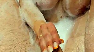 Sexy wife sucks dick before mutual masturbation in bathroom