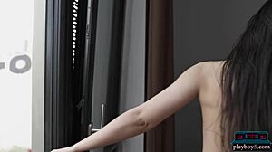 Tia Poses Sexily in Bed as Asian Teen 18+ Model