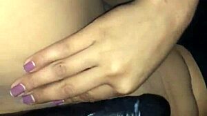 Big Dildo Stretches Tight Latina Pussy with Deep Penetration