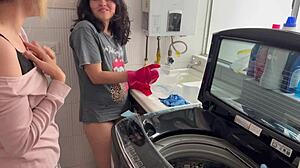 Two lesbians having silent sex