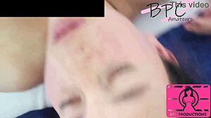 Chubby Big-Ass Latina Lifts Up for Creampie in Her Tight Pussy