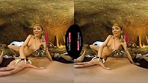 Realitylovers cave sex with brunette riding black cock POV blowjob