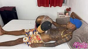 Skinny Tattooed Whore Loves Getting Her RIBS PUNCHED While Reaching Orgasm From Anal Fingering