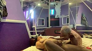 Couple explores front and back positions in amateurs scene.