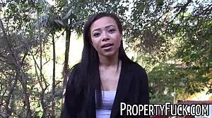 Young Black Real Estate Agent Feels Betrayed After Being Tricked Into Fucking Pervert With Camera