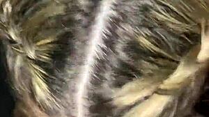 Rich Blonde Gives Rich Mom To A Black Cock