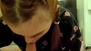 Redhead Roommate Sucked Me Off, Spat It Back, Wild!