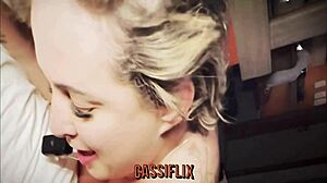 Cassiana costa sucking big black cocks and taking hot cum in mouth