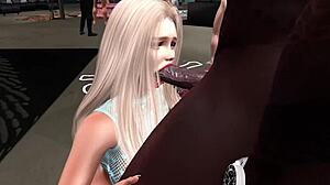 Catalina's Oral Skills Shine with Big Black Cock