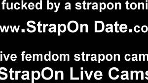 This big fat strapon is going way up your ass