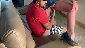 My roommate caught me masturbating and fucked my blonde teen slut doggystyle