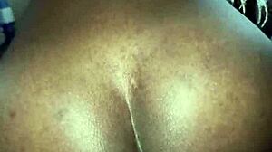 Watch african couple in reverse cowgirl