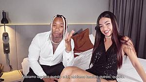 Martina Smeraldi Squirts Hard From BBC In Interview.