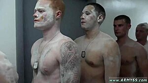 Twins bang teacher in wild gay action