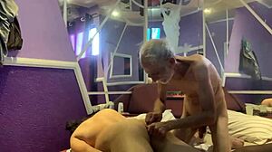 Couple explores front and back positions in amateurs scene.