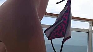 trying on bikinis on the cruise balcony in brazil, what do you think?