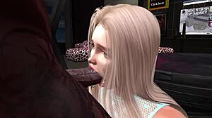 Catalina's Oral Skills Shine with Big Black Cock