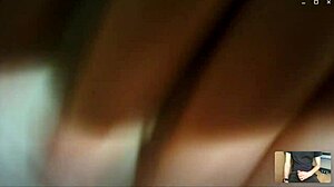 Young European Girl In Skirt And Socks Moans During Solo Video Chat With Neighbors