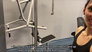 Gym fling turned sour when the new guy cheated after a wild cowgirl ride