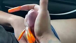 Horny Uber Driver Watches Me Kiss Boyfriend Intensely