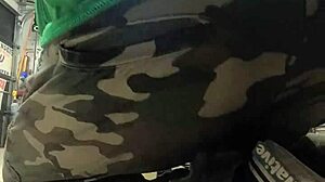 sexy girl rides big dildo on wet shaved pussy