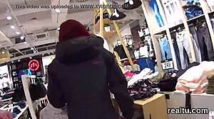 Gorgeous Czech Kitten Teased in Mall, Pounded Anal POV