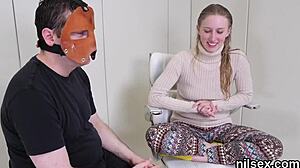 Flirty Cutie Brought Into Asshole Asylum For Awkward Treatment