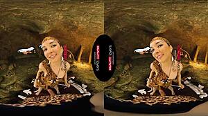 Realitylovers cave sex with brunette riding black cock POV blowjob