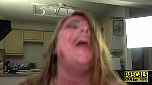 Dominated Chubby Submissive Gets Untied in BDSM Scene