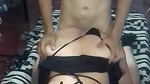 Police woman fucks stranger after party