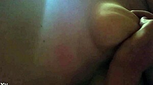 Wife's big tits bouncing during hardcore fucking