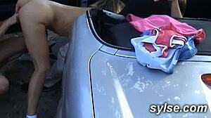 Milf Masturbates in Public Park Before Threesome Hitchhiking Among Amateurs