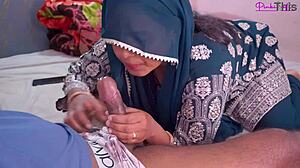 Indian bhabhi's step sister sucks cock like pro