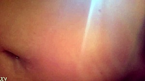 Wife's big tits bouncing during hardcore fucking