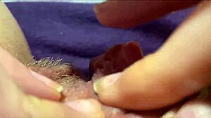 feeling overwhelmed watching this intense vaginal climax close-up