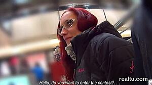 Gorgeous Czech Kitten Teased in Mall, Pounded Anal POV