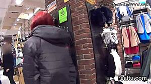 Gorgeous Czech Kitten Teased in Mall, Pounded Anal POV