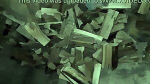 First date turns wild with intense mouth fucking in abandoned house.