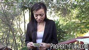 Young Black Real Estate Agent Feels Betrayed After Being Tricked Into Fucking Pervert With Camera