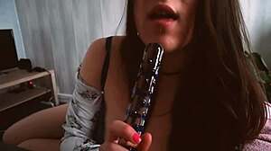 Hey, ready for an immersive roleplay night with Trish’s dildo?