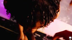 Ebony And Khalessi Share Hot Jacuzzi Threesome