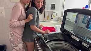 Two lesbians having silent sex