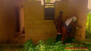 Pretty blonde BBW rides big cock in uncompleted building