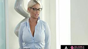 All Girl Massage: Busty Inspector Ultimatum To Masseuse