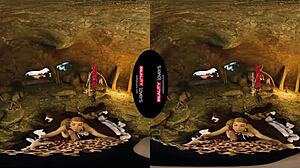 Realitylovers cave sex with brunette riding black cock POV blowjob