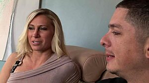 Hey, wanna watch this mature cougar babe show her big tits?