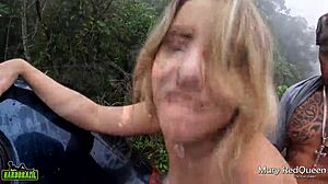 The Car Broke Down And They Decided To Fuck There With Squirting And Anal